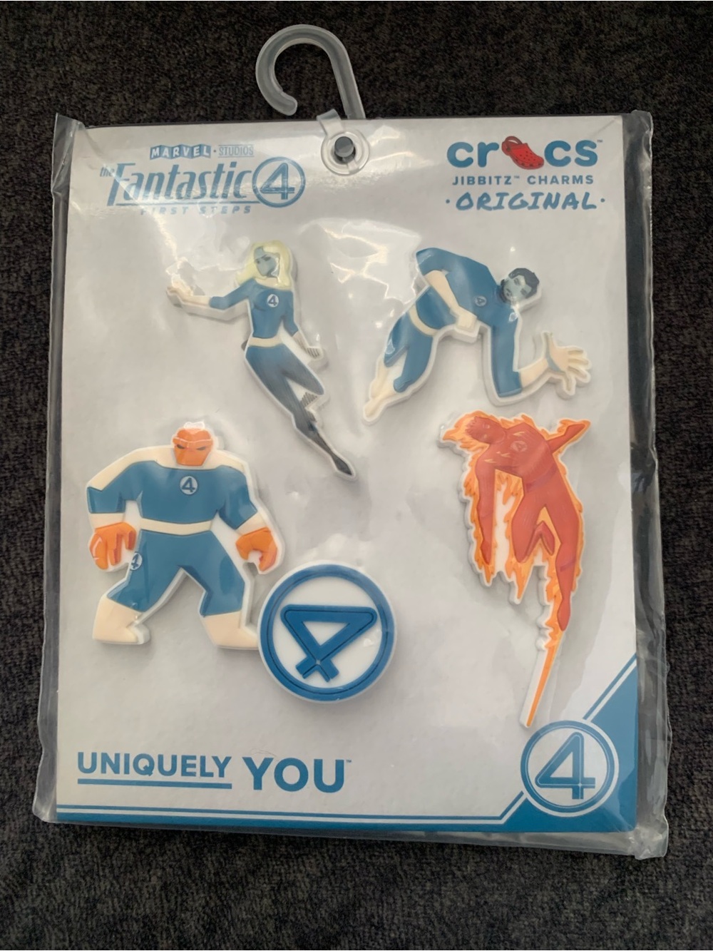 Original Crocs Jibbitz Marvel Fantastic Four charms